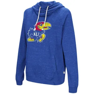 Kansas Jayhawks Colosseum WOMEN'S Blue Ultra Soft Hoodie Sweatshirt