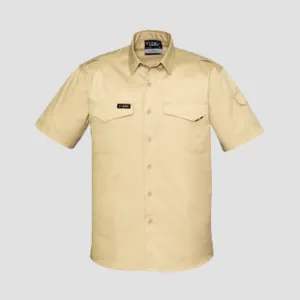 KHAKI RUGGED COOLING SHORT SLEEVE SHIRT