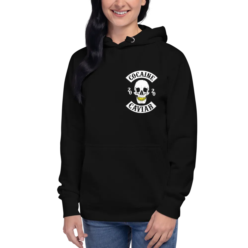 LADIES COCAINE & CAVIAR GOLD GRILL HOODIE