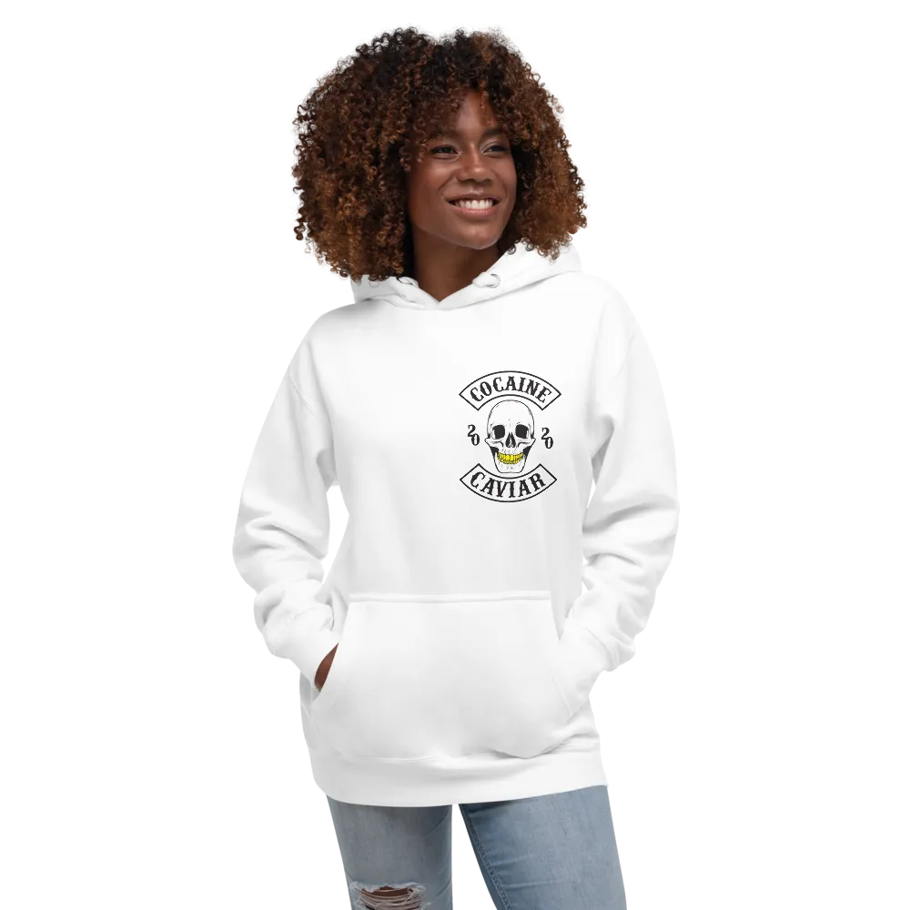 LADIES COCAINE & CAVIAR GOLD GRILL HOODIE