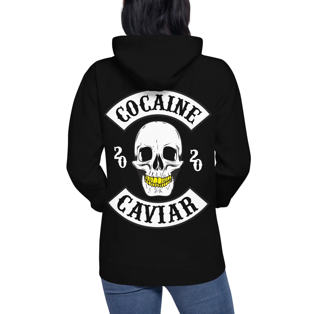 LADIES COCAINE & CAVIAR GOLD GRILL HOODIE