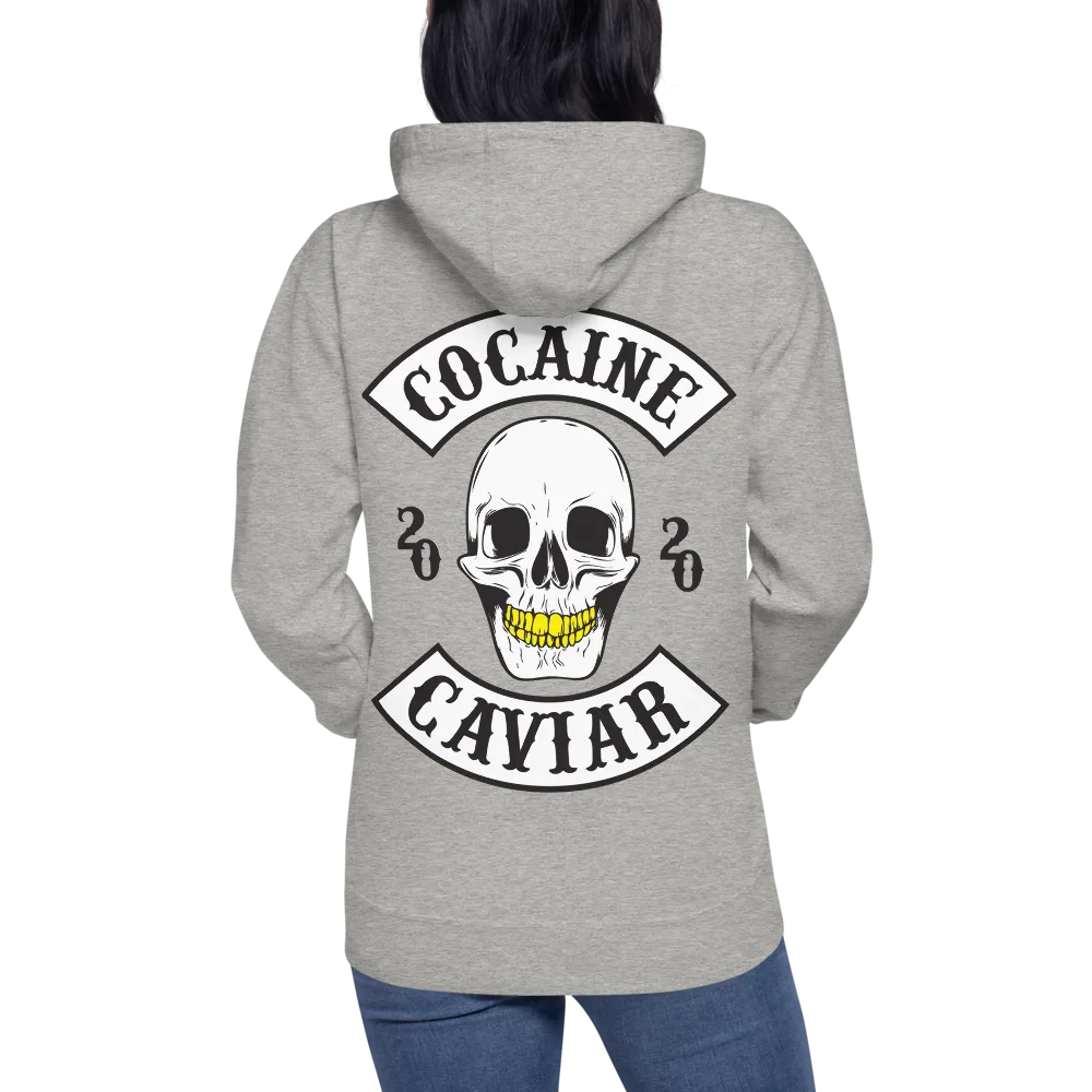 LADIES COCAINE & CAVIAR GOLD GRILL HOODIE