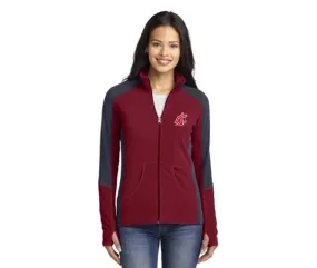 Ladies Embroidered Fleece Full Zip