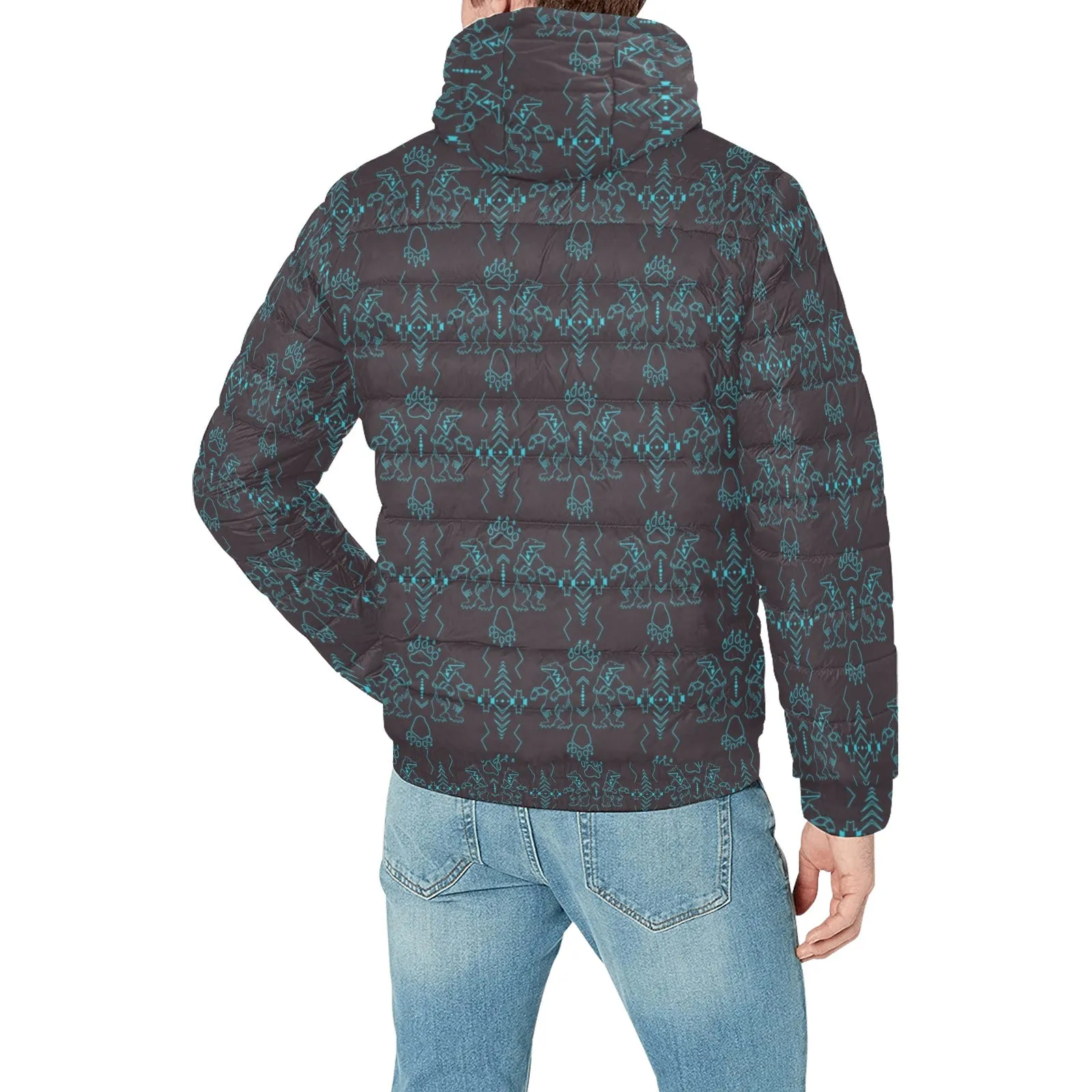 Ledger Bear Men's Padded Hooded Jacket