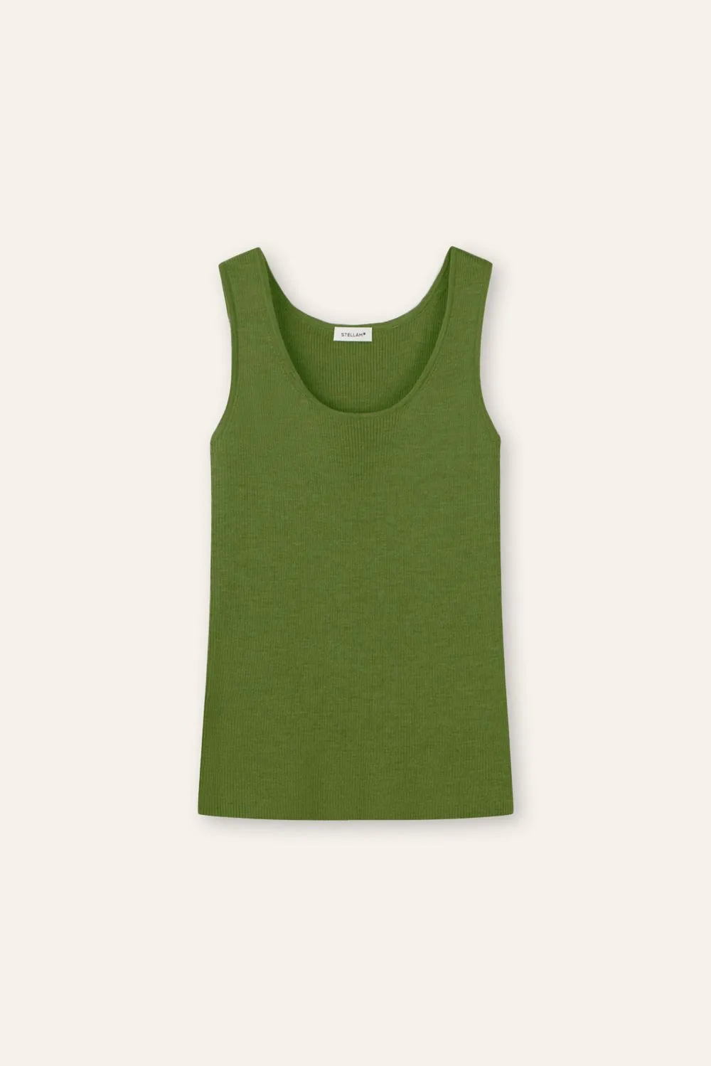 LENYA silk tank top (Olive)