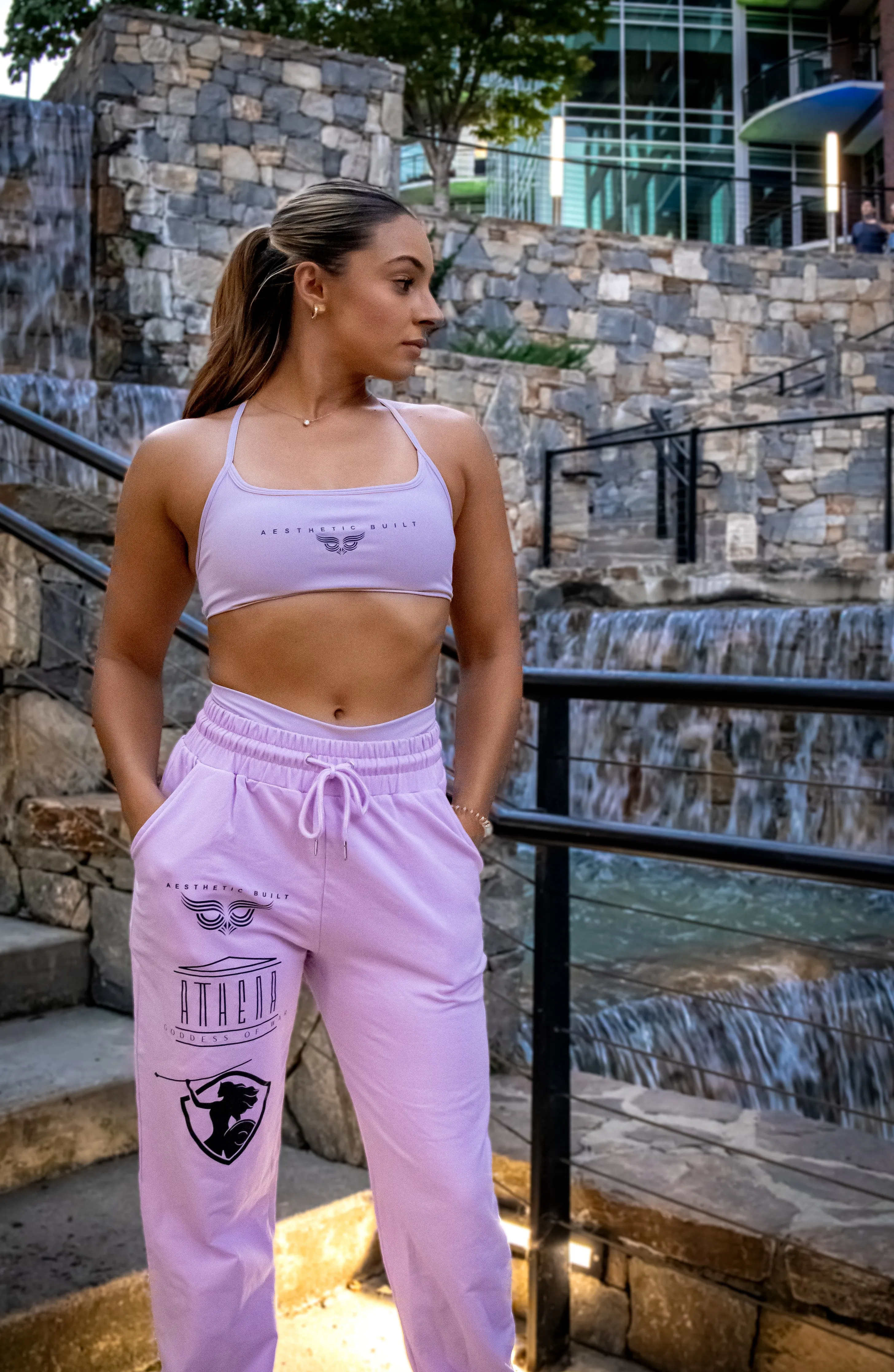 Lilac Athena Joggers