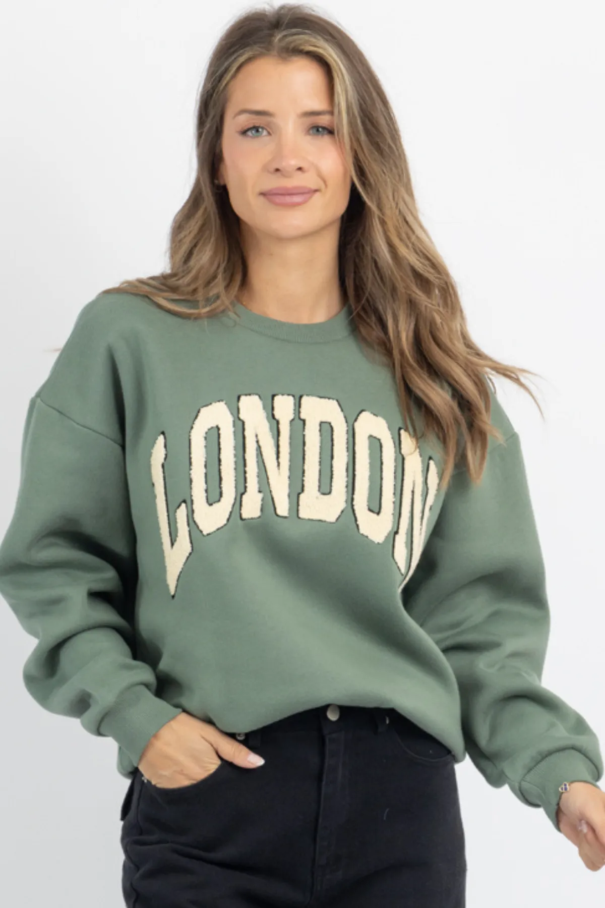 LONDON BOUCLE SWEATSHIRT