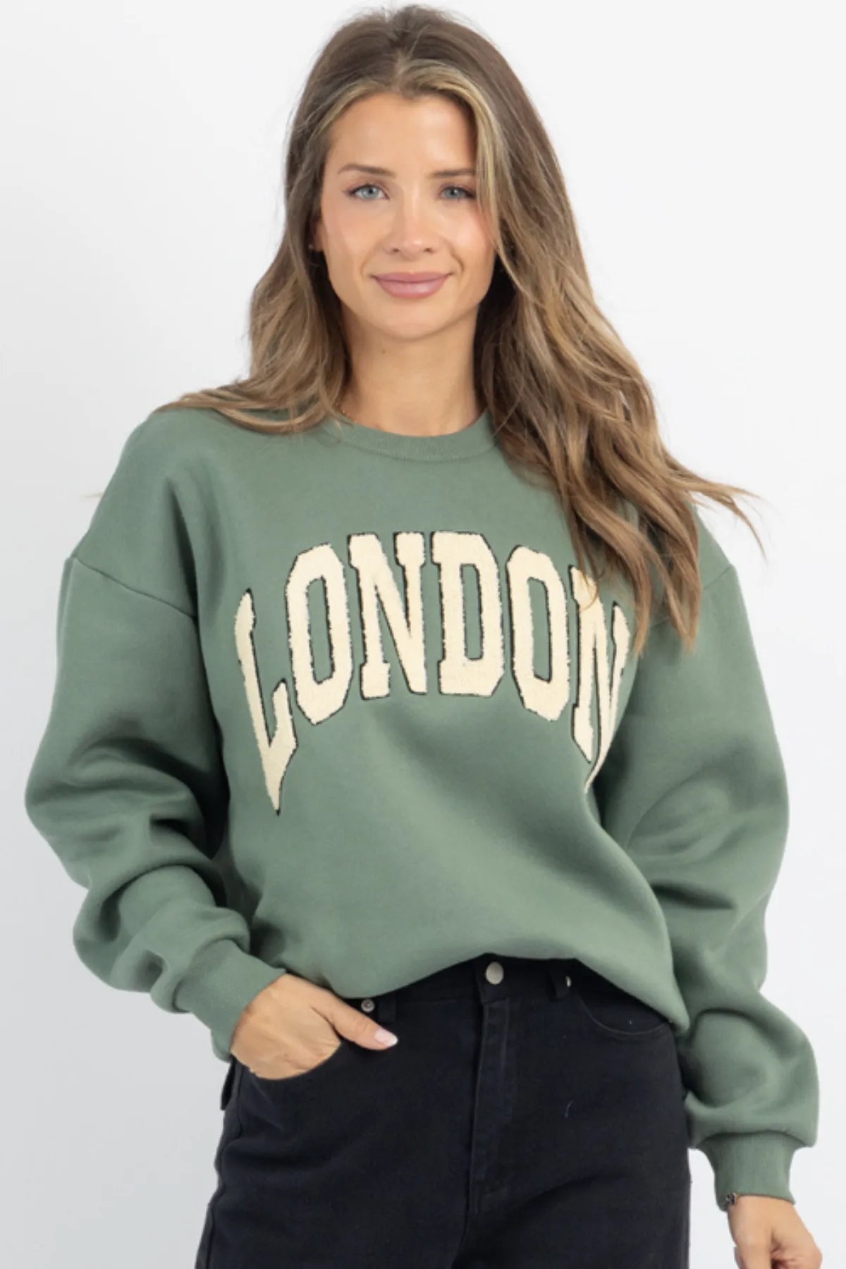 LONDON BOUCLE SWEATSHIRT