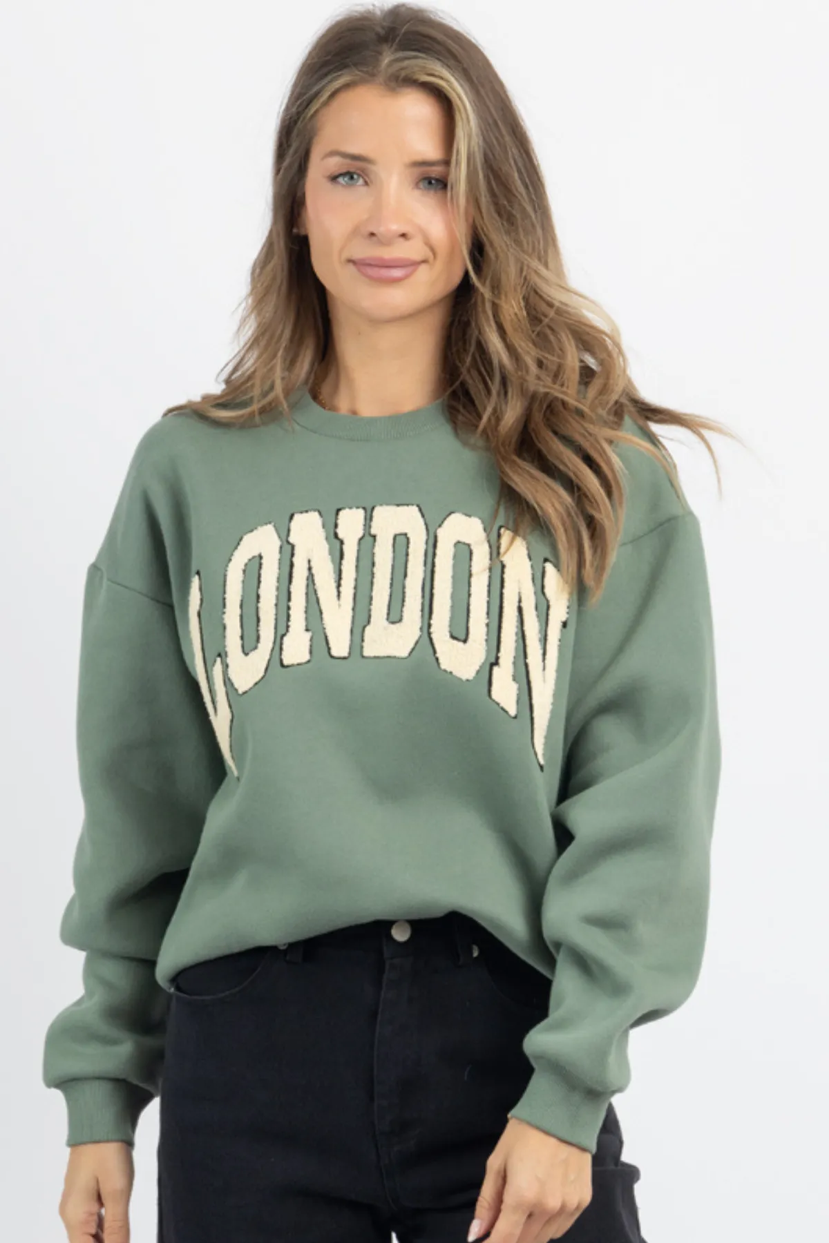 LONDON BOUCLE SWEATSHIRT