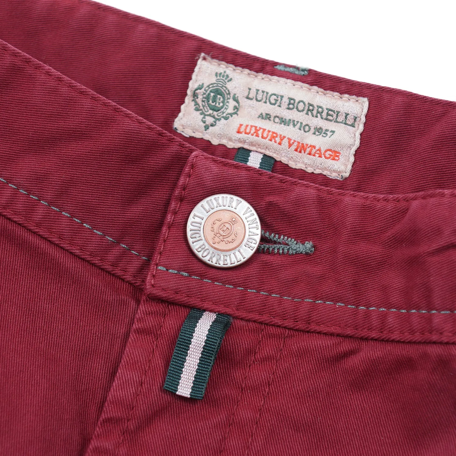 Luigi Borrelli Slim-Fit 5-Pocket Pants