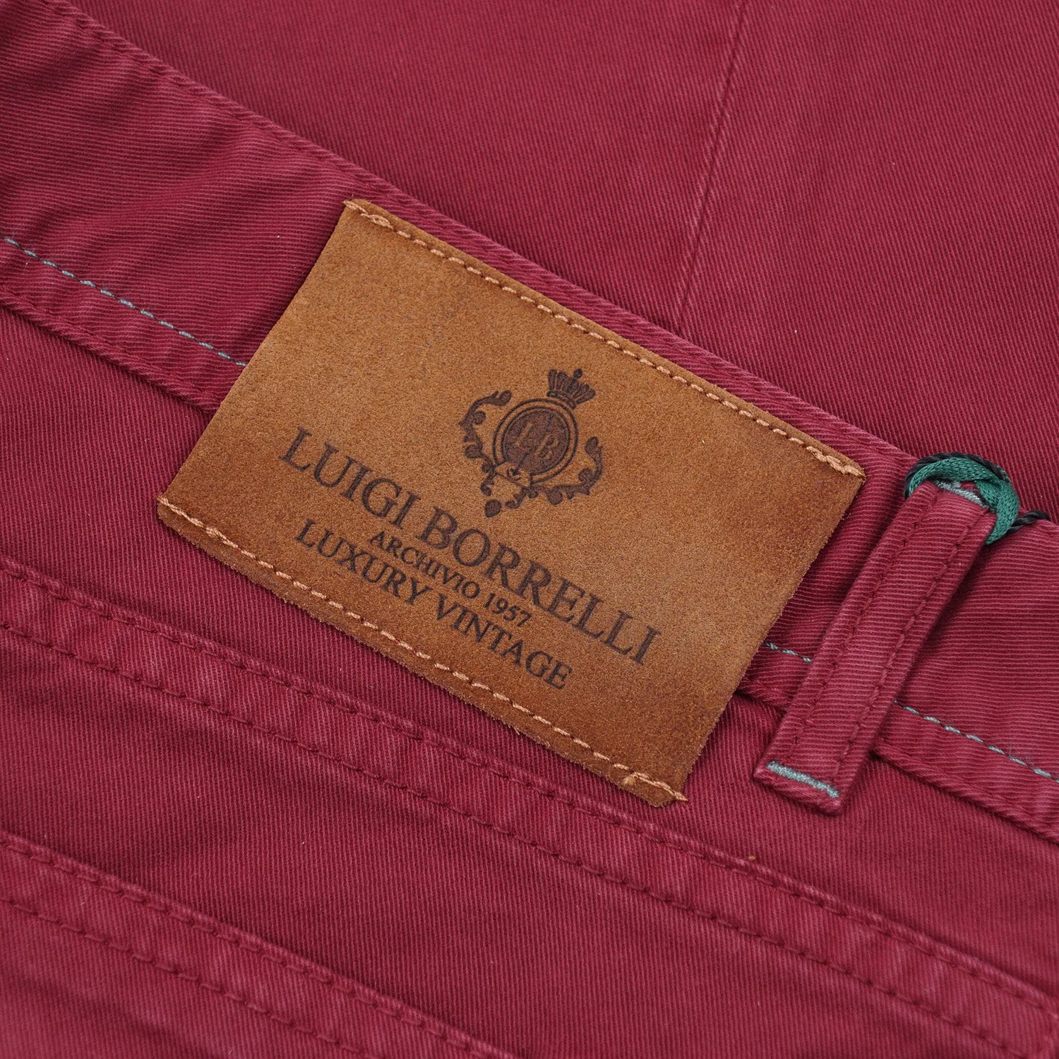 Luigi Borrelli Slim-Fit 5-Pocket Pants