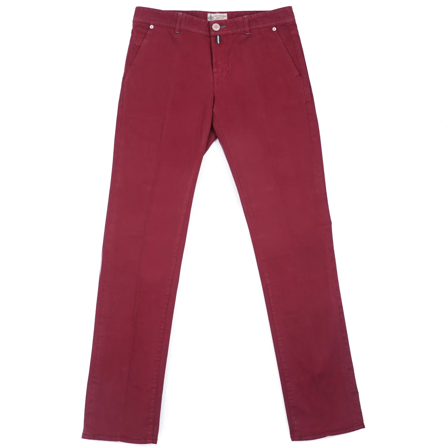 Luigi Borrelli Slim-Fit 5-Pocket Pants