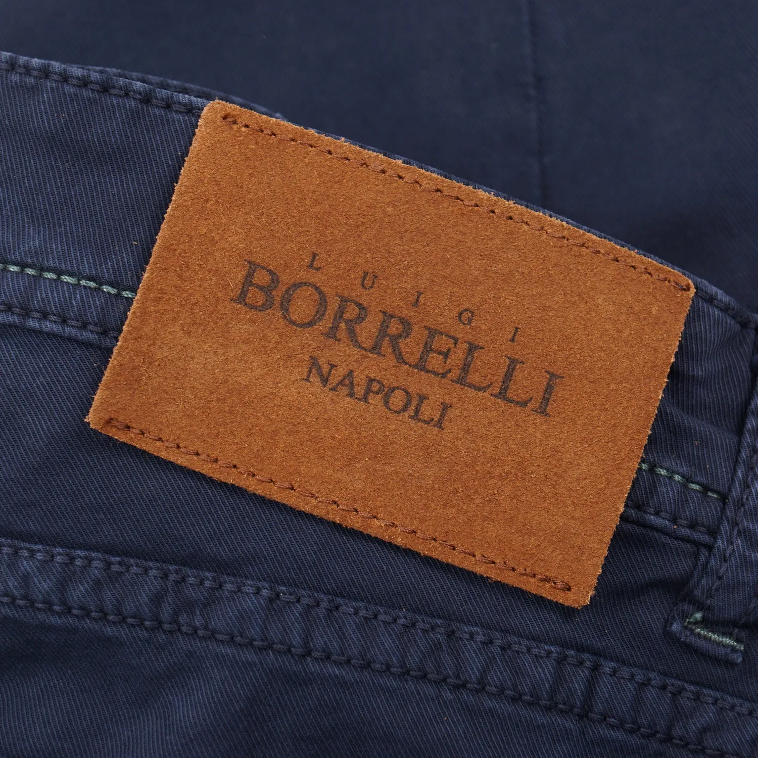 Luigi Borrelli Slim-Fit Cotton-Linen Jeans