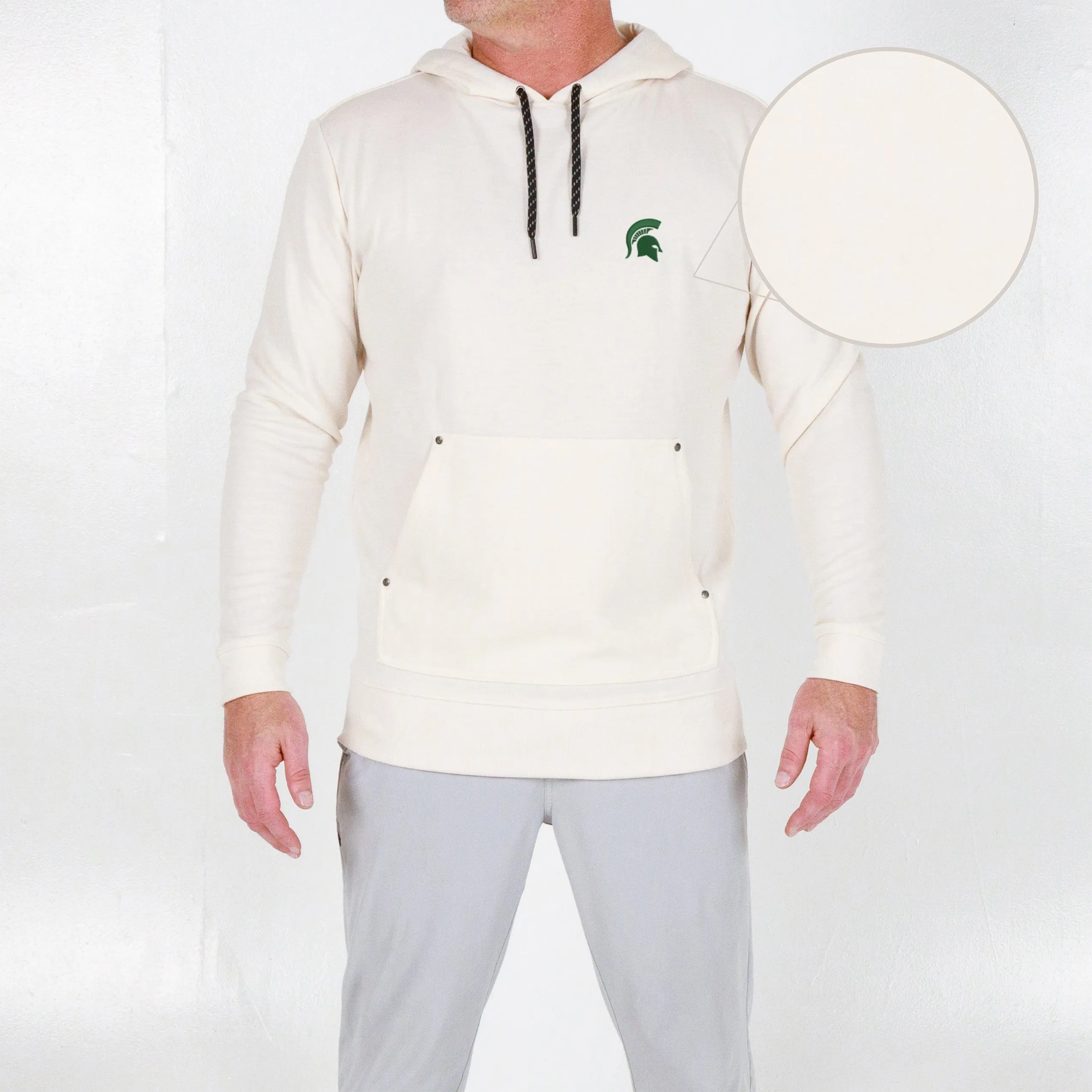 Lux Hoodie MSU - Sugar Swizzle Heather