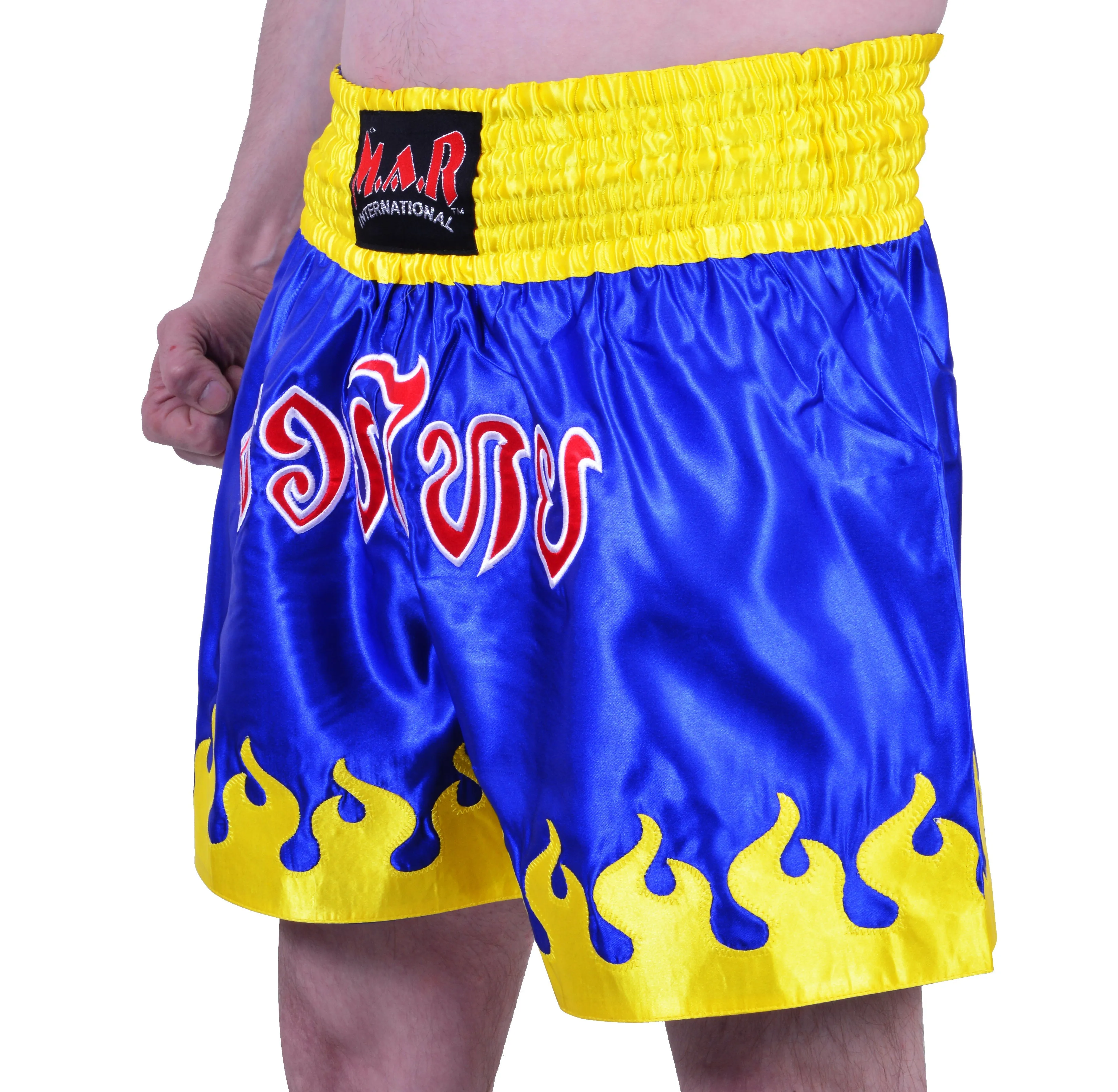 MAR-091A | Blue Kickboxing & Thai Boxing Shorts