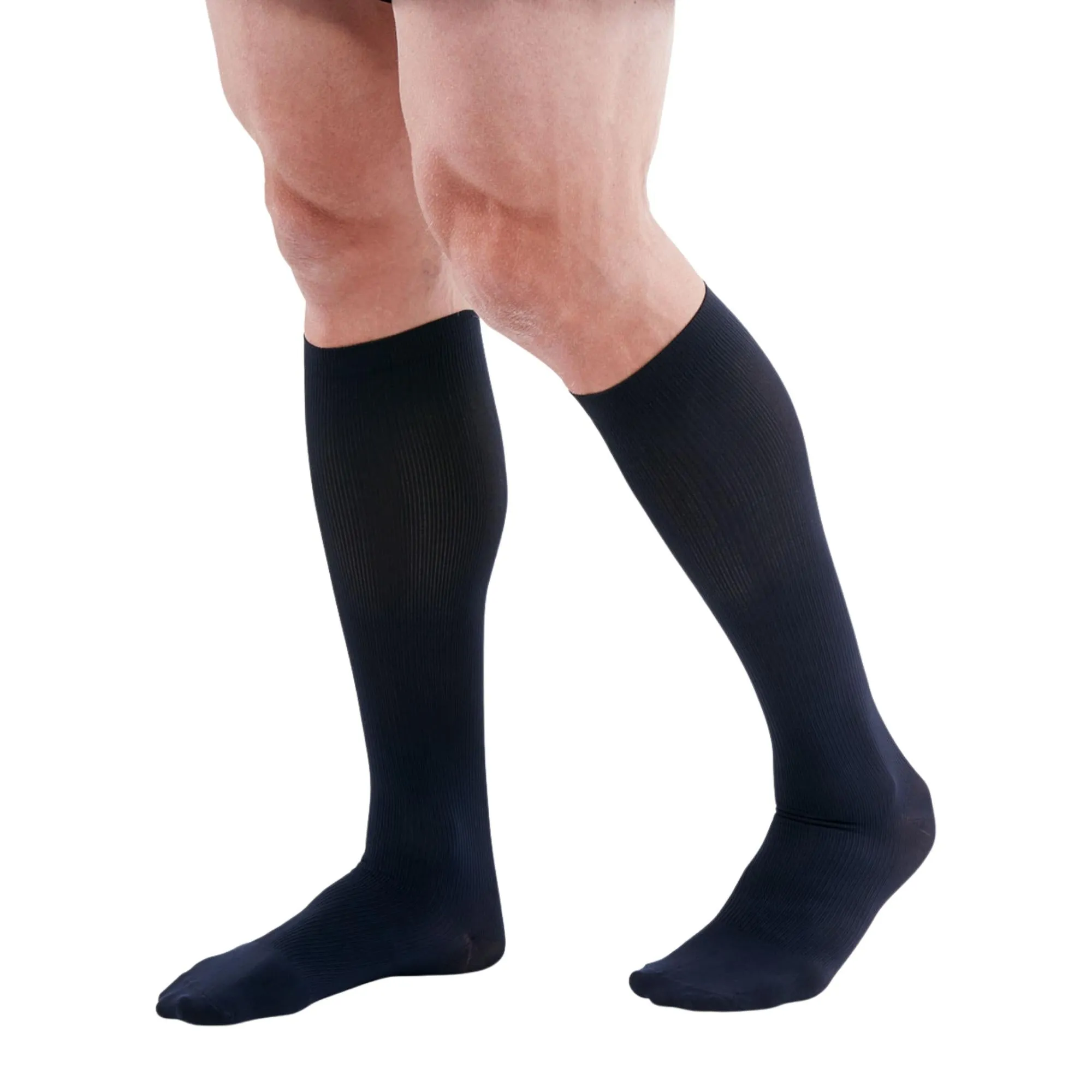 mediven for men classic 8-15 mmHg Calf High Closed Toe Compression Stockings