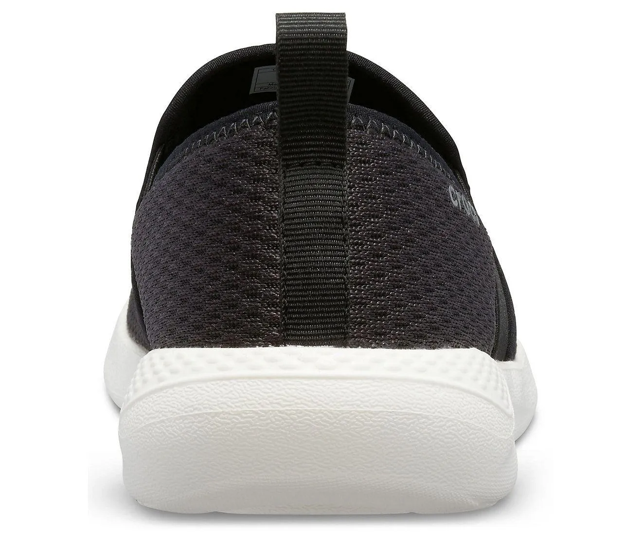 Men LiteRide Mesh Slip-On - Black/ White