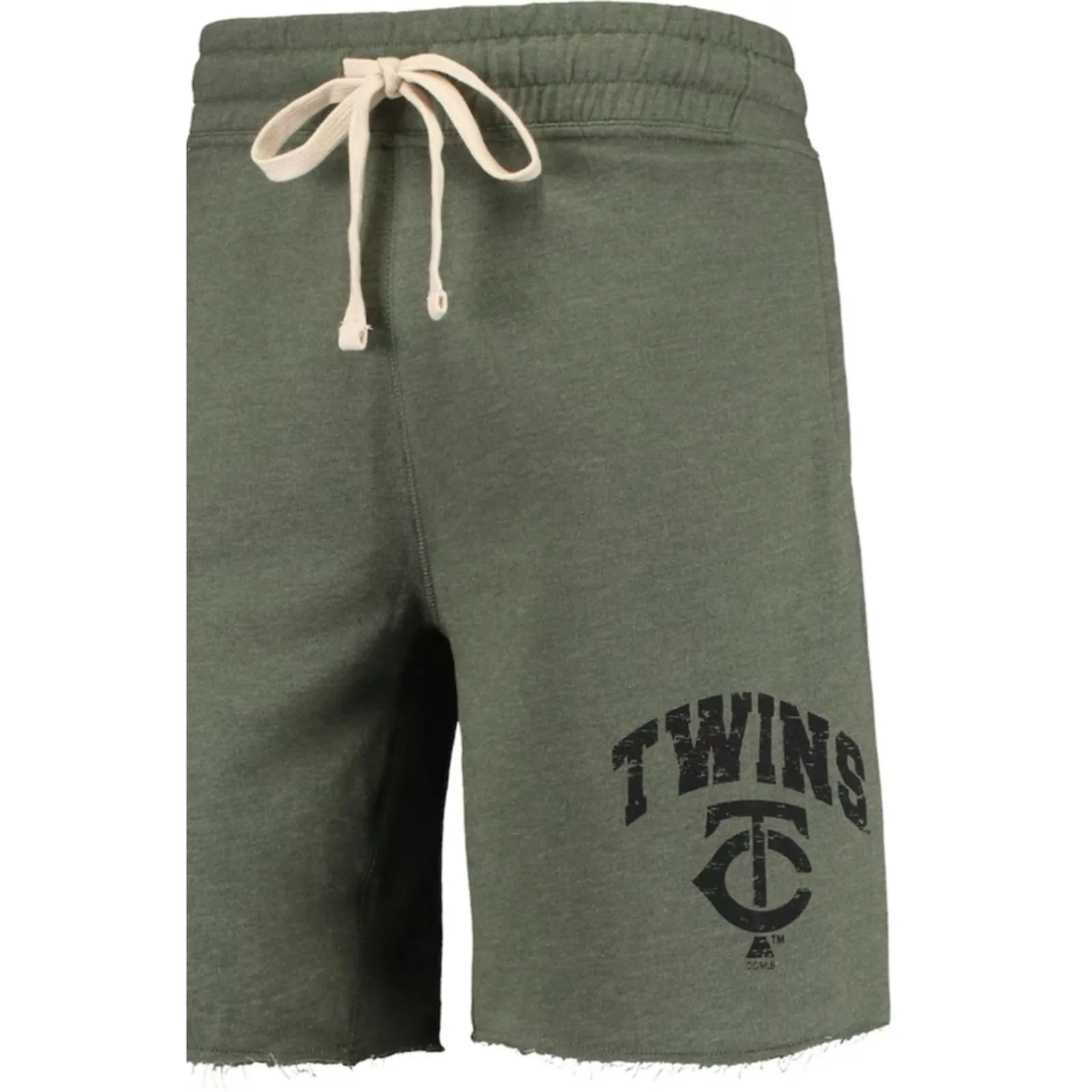 Men's Concepts Sport Heathered Olive Minnesota Twins Mainstream Tri-Blend Shorts