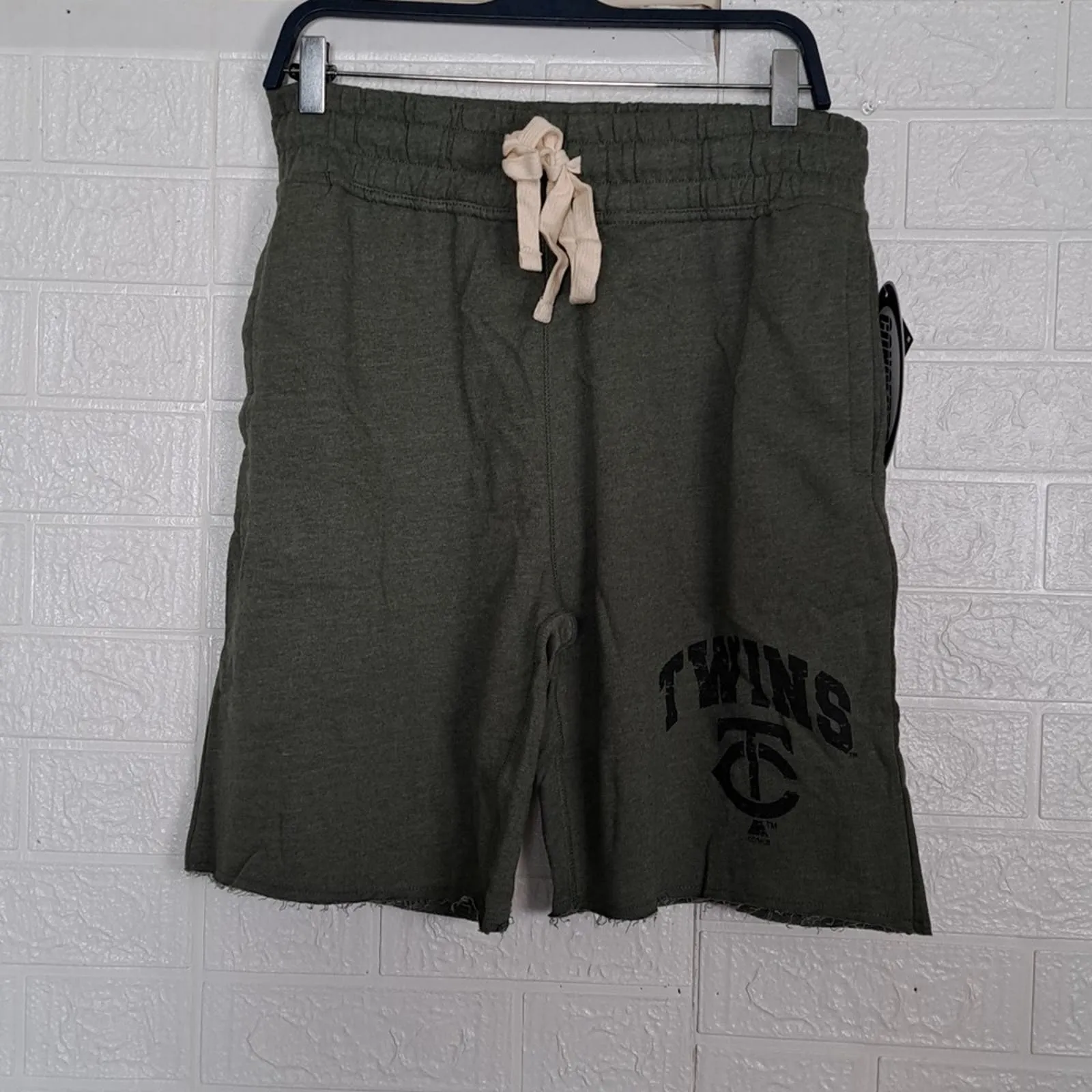 Men's Concepts Sport Heathered Olive Minnesota Twins Mainstream Tri-Blend Shorts