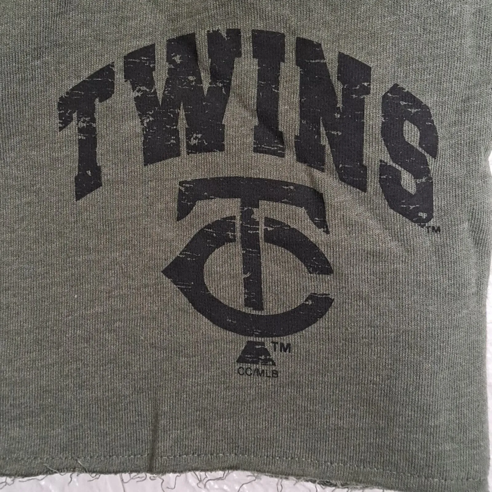 Men's Concepts Sport Heathered Olive Minnesota Twins Mainstream Tri-Blend Shorts