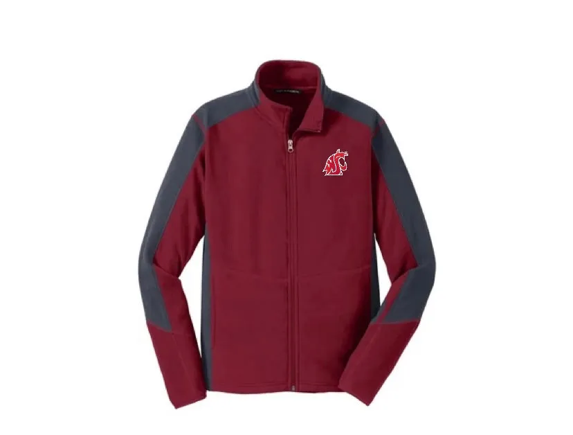 Men's Embroidered Fleece Full Zip