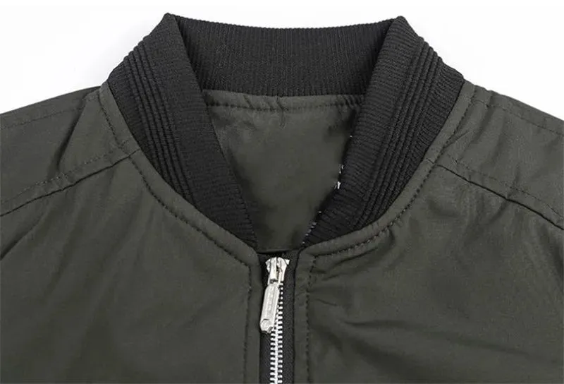 Mens Zipped Up Windbreaker Jacket