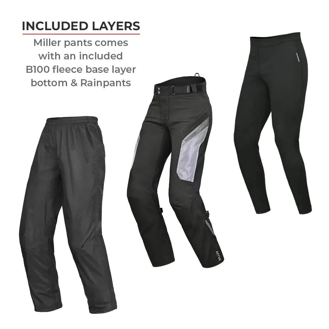 MILLER – STREET MESH RIDING PANTS WITH LINERS