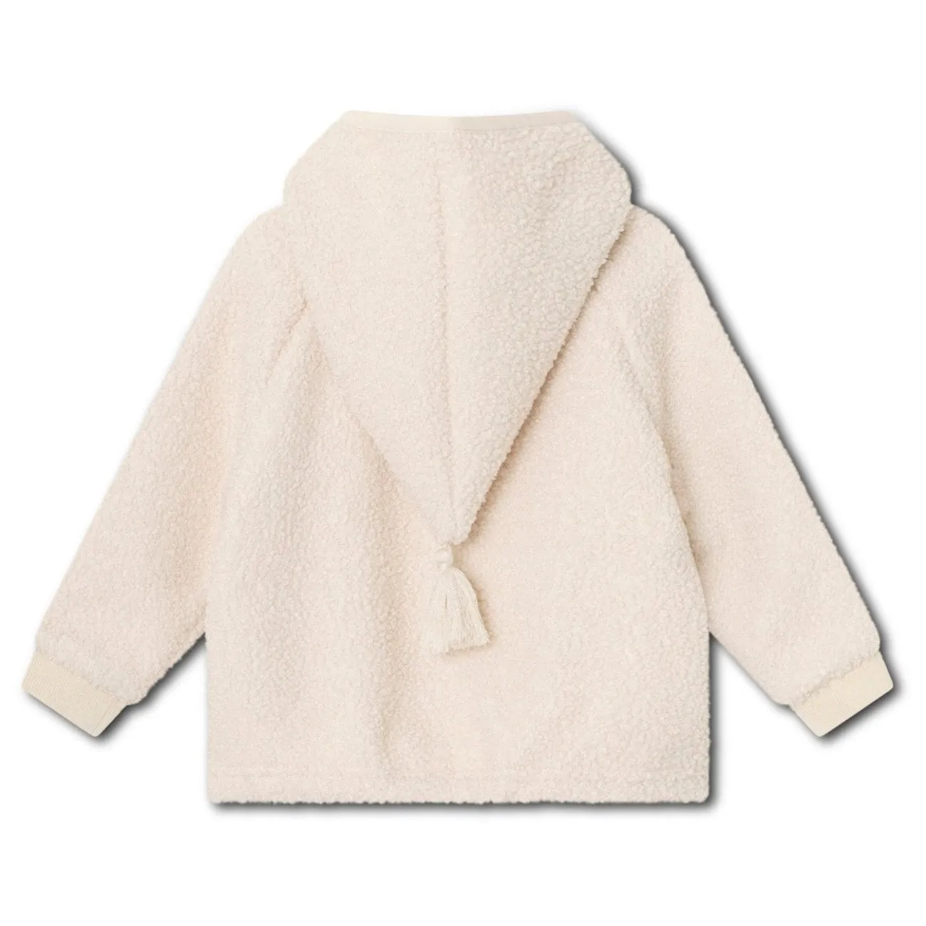 Mini A ture Angora Cream Liff Teddy Fleece Jacket