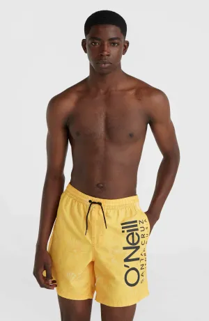 Mix and Match Cali 16'' Swim Shorts | Yellow Tonal Tropicana