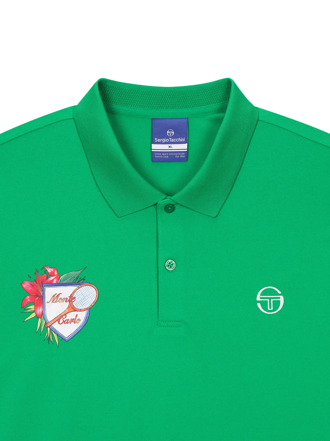 Monte Carlo Graphic Polo Shirt- Green