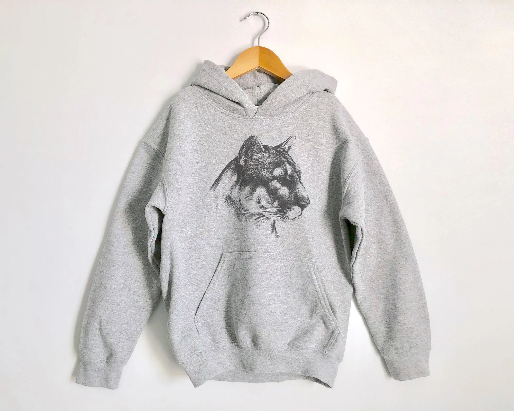 Mountain Lion / Cougar Kids Hoodies