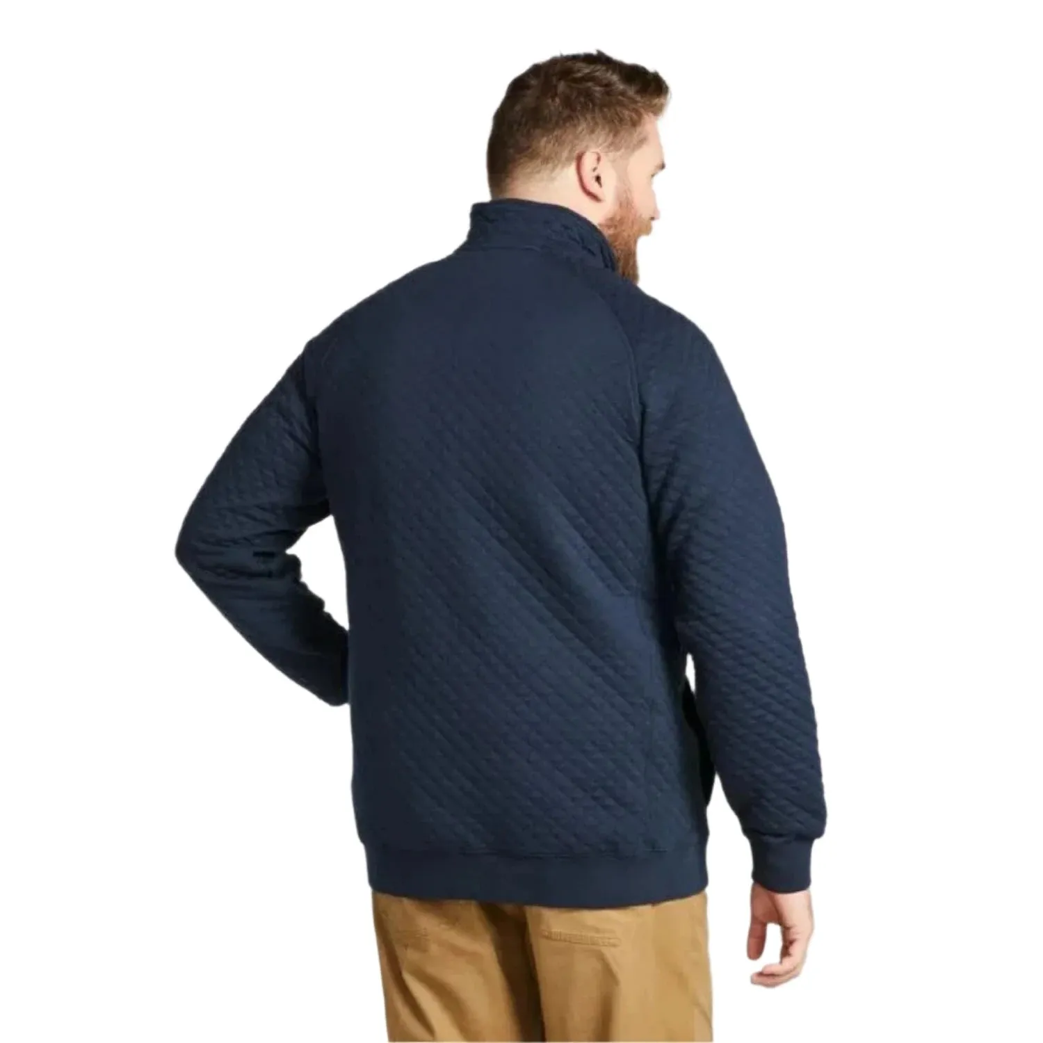 M's Quilted Mockneck Sweatshirt