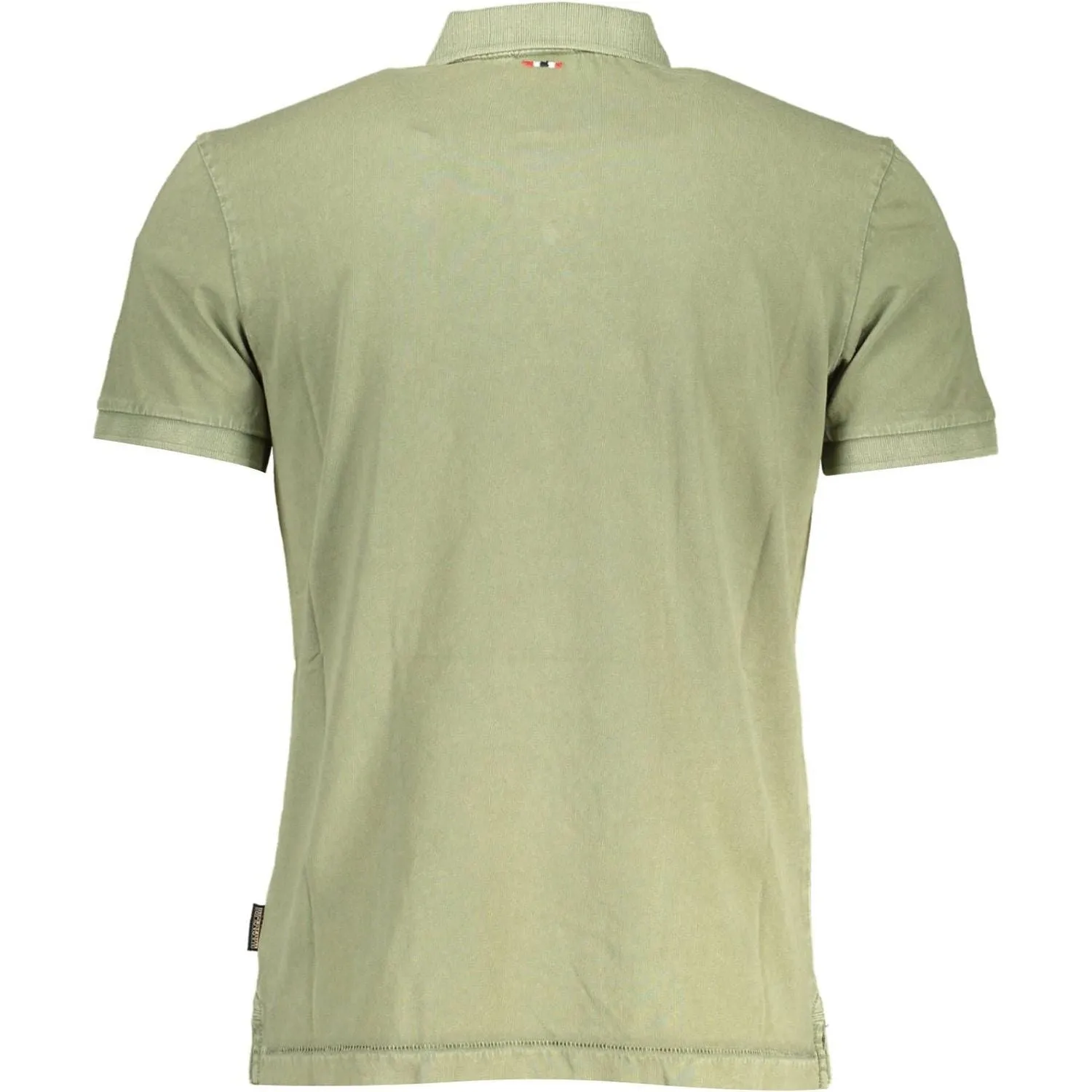 Napapijri Green Cotton Men Polo Shirt