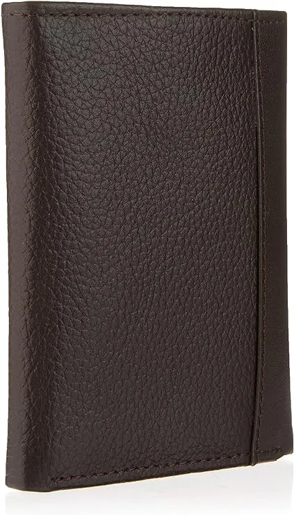 Nautica Men's Classic Leather Trifold RFID Wallet 