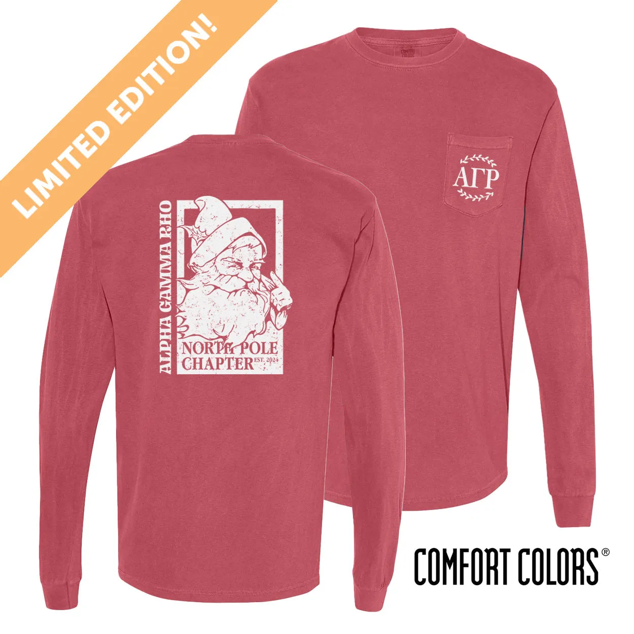 New! AGR Limited Edition Comfort Colors North Pole Chapter Tee