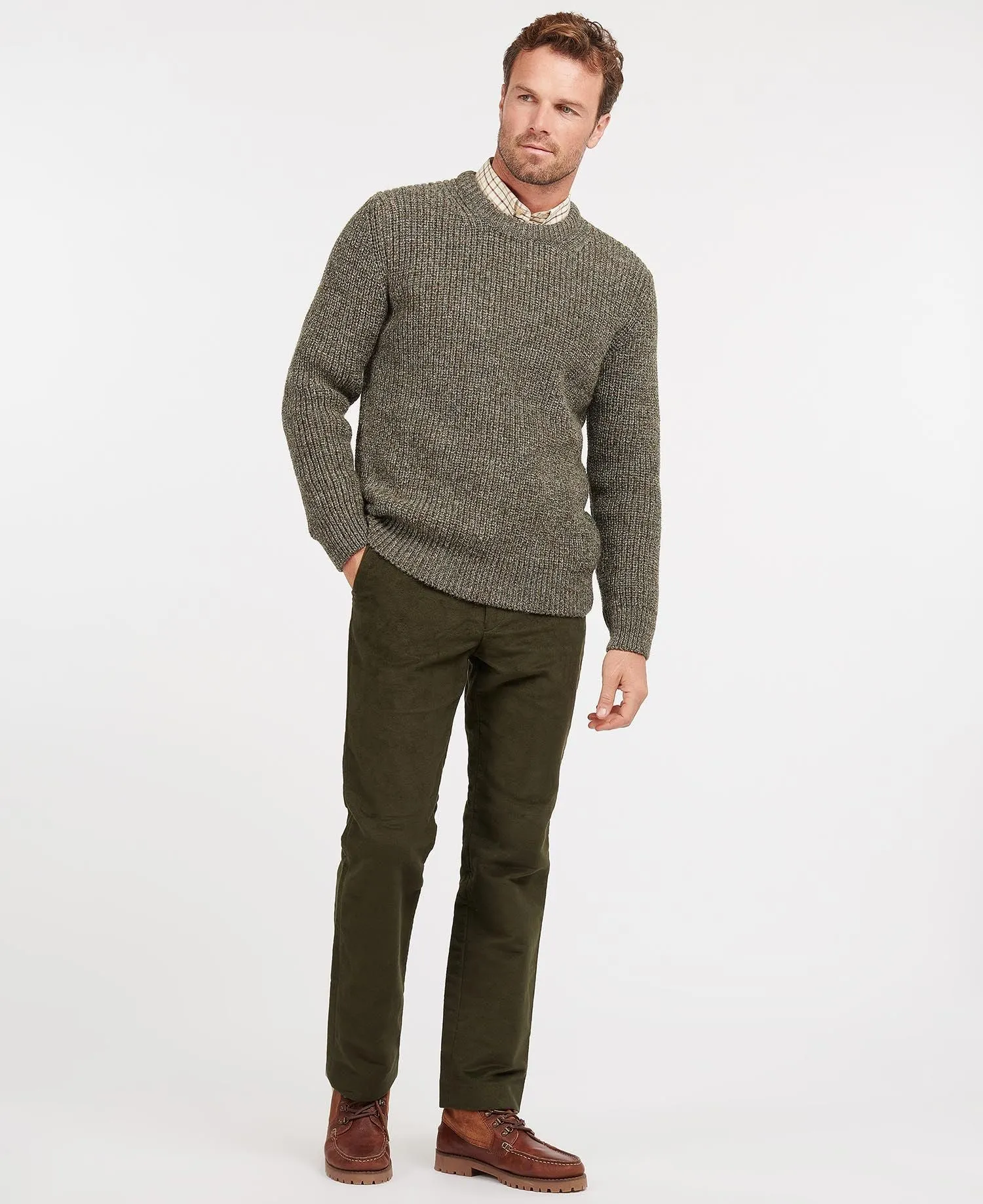 New Tyne Crew Neck Sweatshirt - Derby Tweed