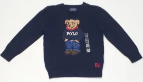 Nwt Kids Polo Ralph Lauren Bear Knit Sweater (2T-7T)