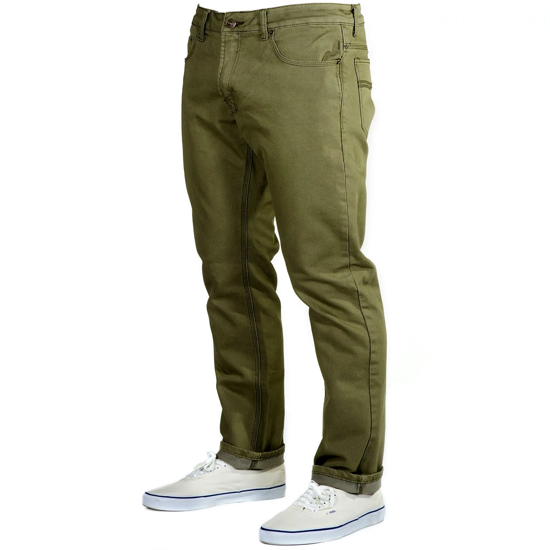 Olive Green Kush Denim - Adventure Fit - 5th Gen