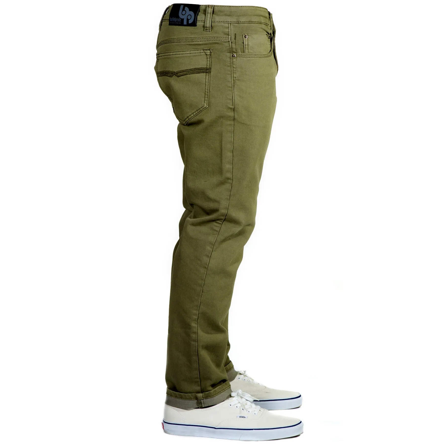 Olive Green Kush Denim - Adventure Fit - 5th Gen