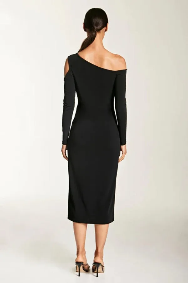 One Shoulder Midi