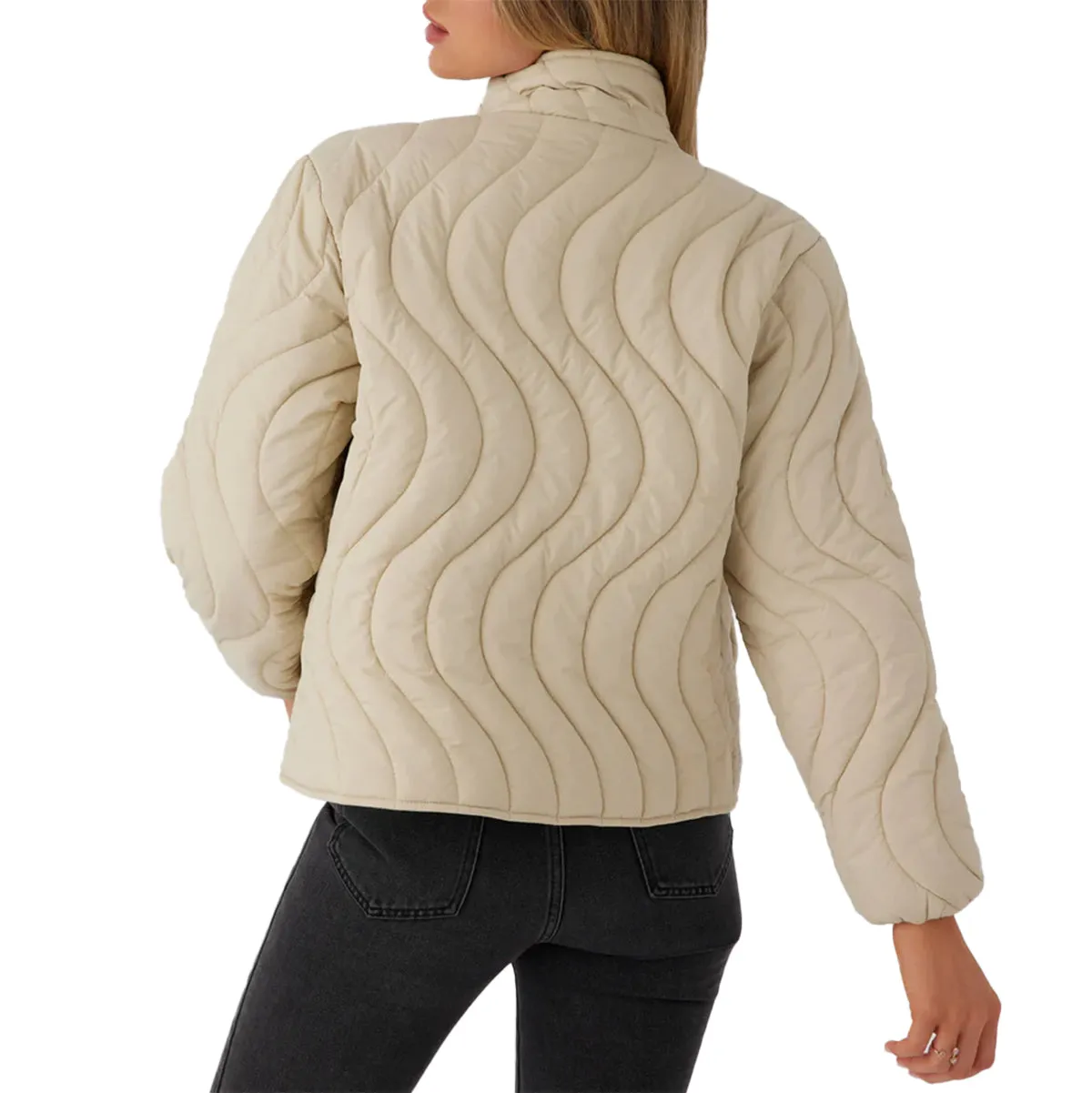 O'Neill Women's Eden Wave Quilted Zip Jacket