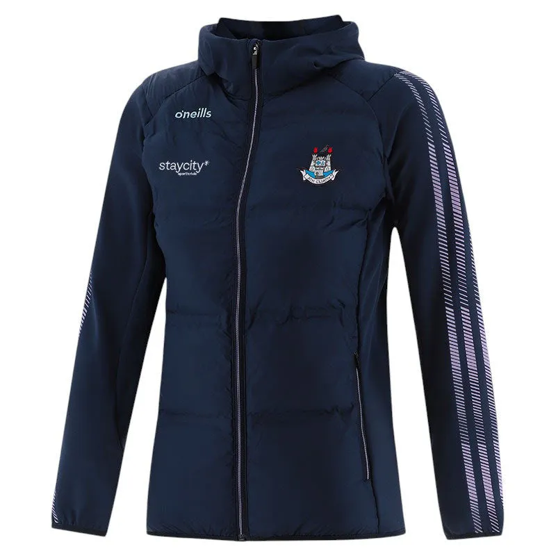 O'Neills Dublin GAA Dynamo Womens Hooded Padded Jacket