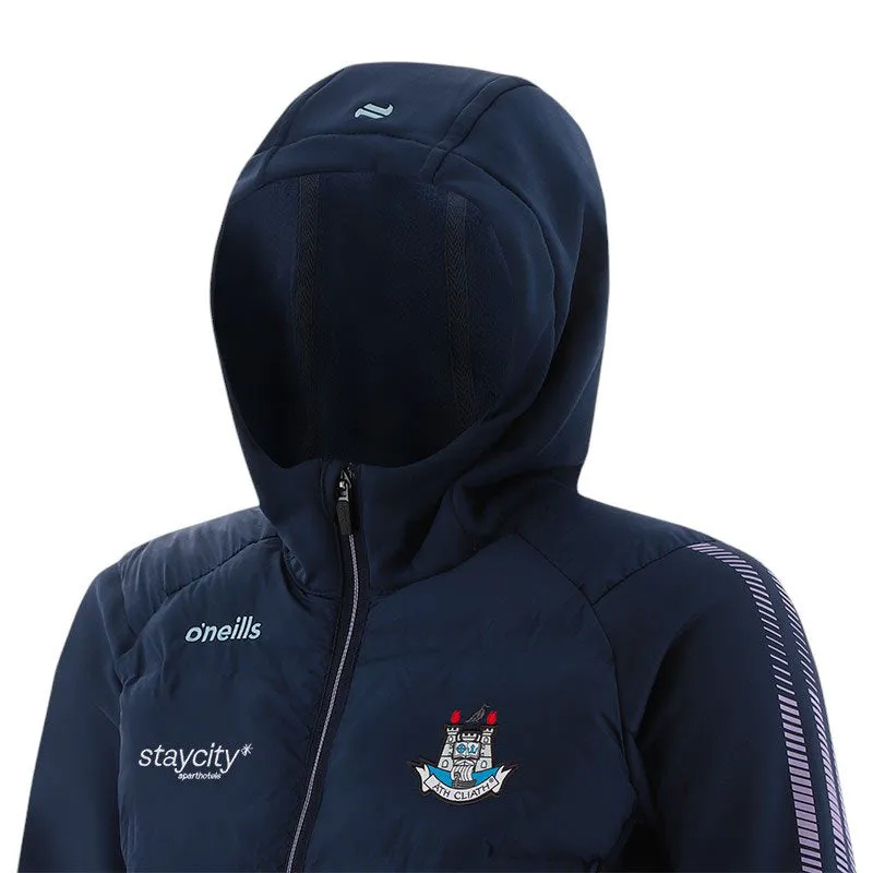 O'Neills Dublin GAA Dynamo Womens Hooded Padded Jacket