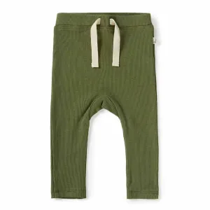 Organic Pants, Olive