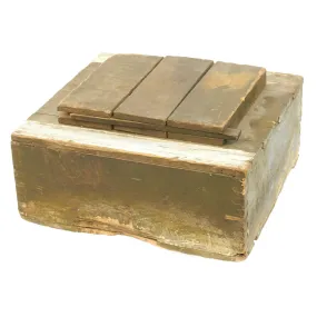 Original Russian WWII Soviet TMD-B Wooden Anti-Tank Box Mine (Inert)