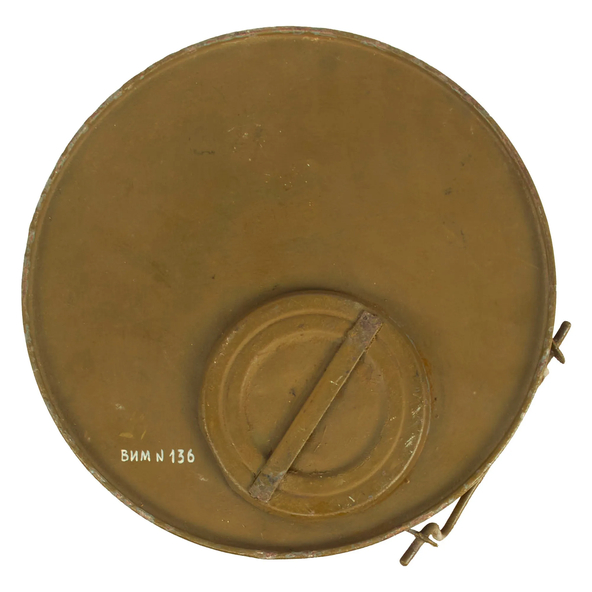 Original Soviet WWII TM-41 / 44 Anti-Tank Mine (Inert) - Marked B.И.М. N-136