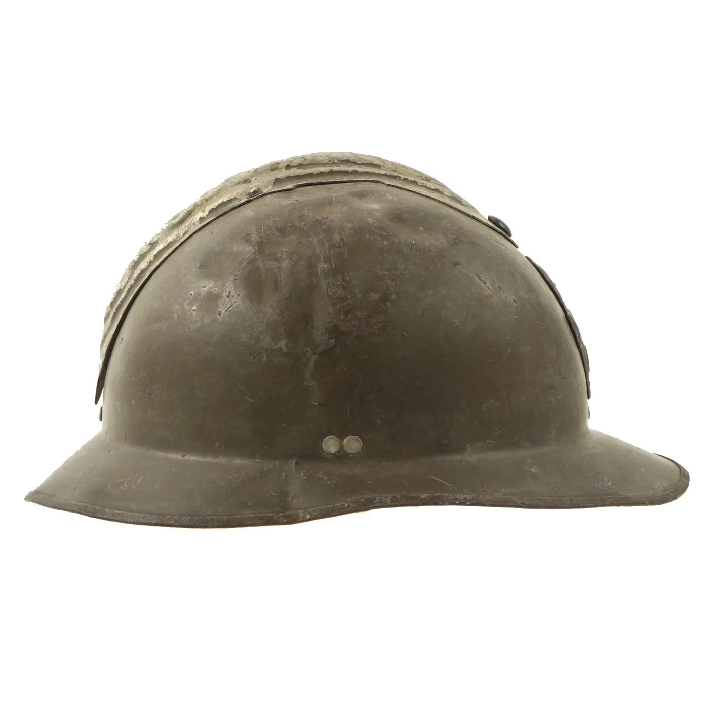 Original WWII French M1926 Adrian Combat Engineer Helmet Shell