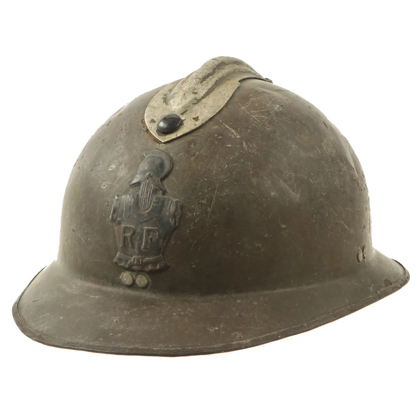 Original WWII French M1926 Adrian Combat Engineer Helmet Shell