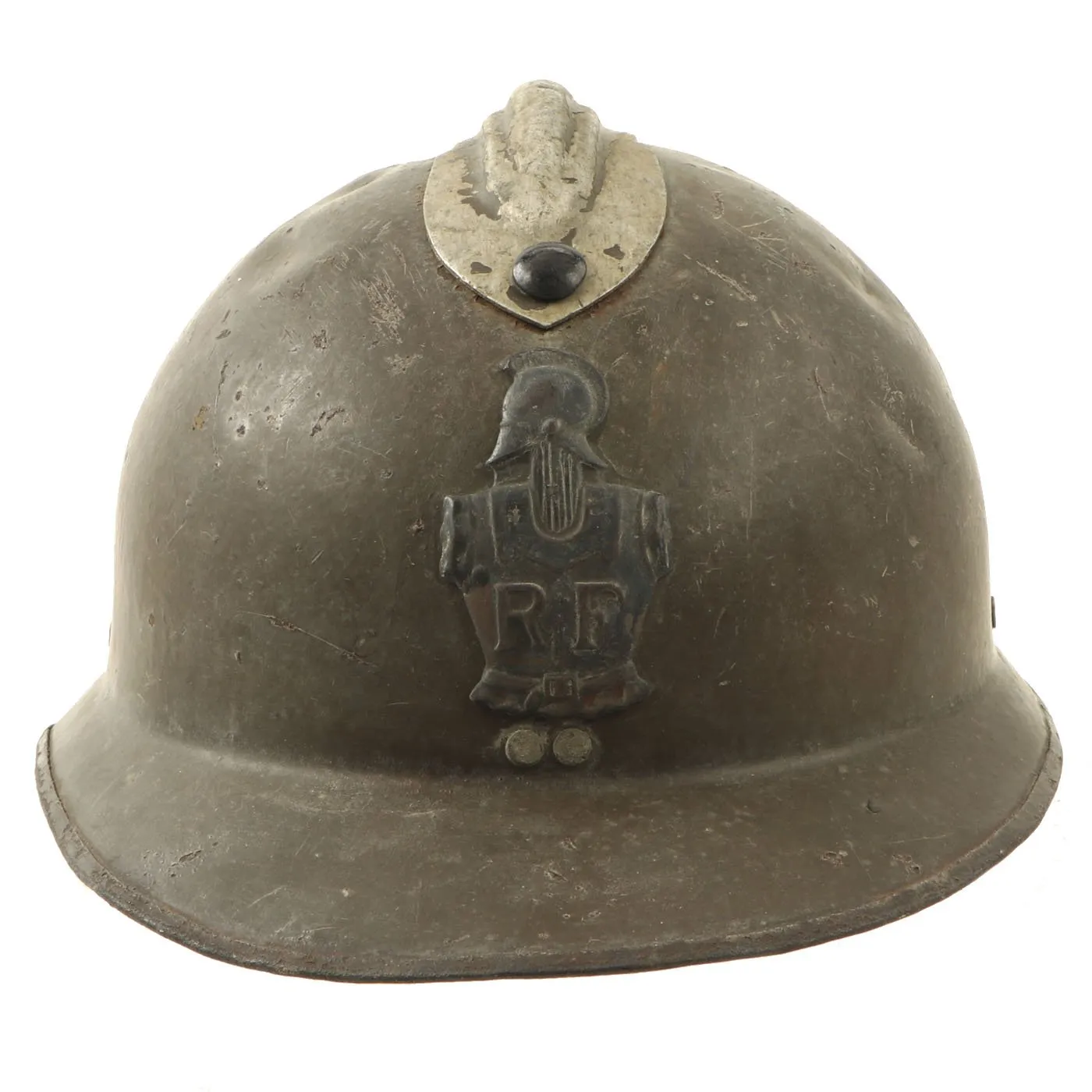 Original WWII French M1926 Adrian Combat Engineer Helmet Shell