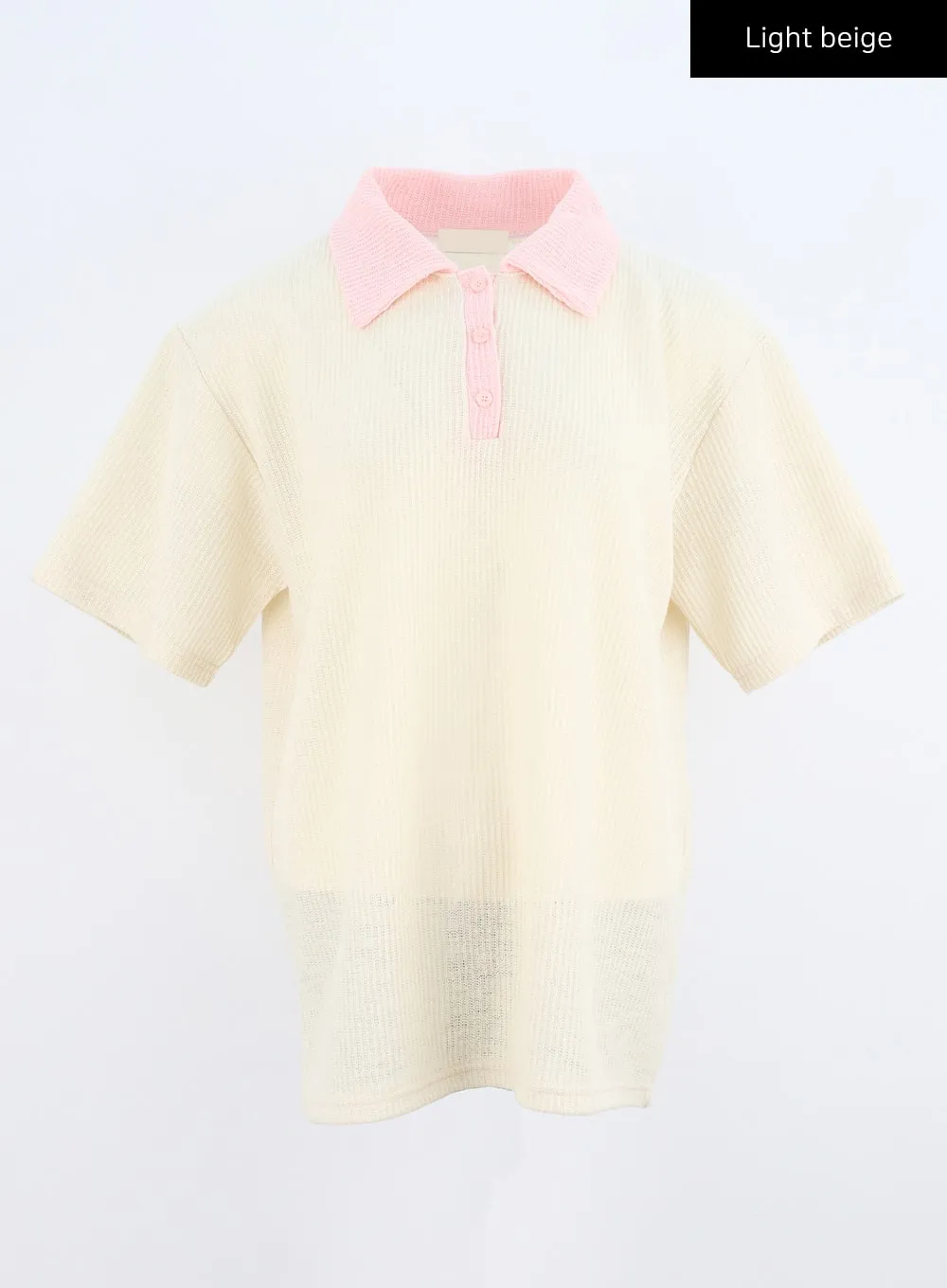 Oversized Polo Tee CU302